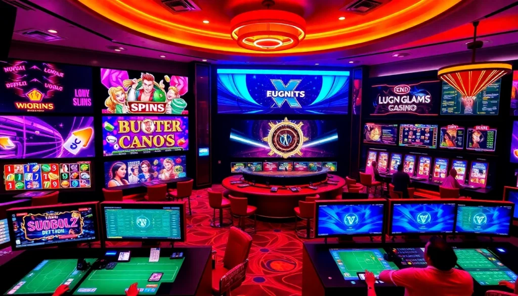 Engaging scene of ck4444 net online gaming platform with slots and live casino action for enhanced user experience