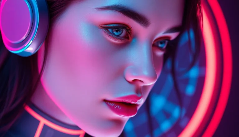 Engaging scene of a person chatting with a NSFW AI chat interface featuring a realistic digital female avatar, highlighting unfiltered conversation and intimacy.